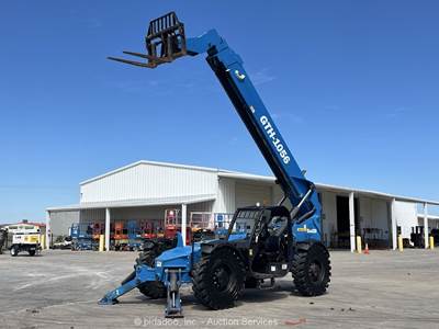 2019 Genie GTH-1056 56' 10K Telescopic Reach Forklift Telehandler Diesel bidadoo