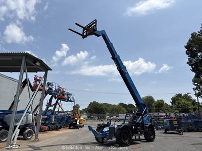 2019 Genie GTH-1056 55' 10,000 lbs Telescopic Reach Forklift Telehandler bidadoo