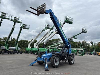 2018 Genie GTH1056 56’ 10,000 lbs Telescopic Reach Telehander bidadoo -Repair