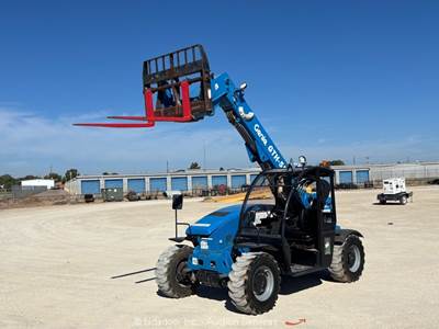 2021 Genie GTH-5519 19' 5,500 lbs Telescopic Reach Forklift Telehandler bidadoo