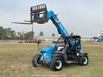 2021 Genie GTH-5519 19' 5,500 lbs Telescopic Reach Forklift Telehandler bidadoo