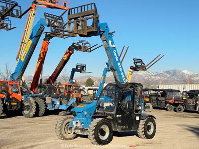 2020 Genie GTH-5519 5,500 lbs Telescopic Reach Forklift Telehandler Cab bidadoo