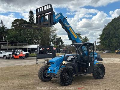 2019 Genie GTH5519 5,500 lbs Telescopic Reach Forklift Telehandler Aux bidadoo