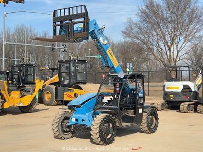 2018 Genie GTH-5519 5,500 lbs Telescopic Reach Forklift Telehandler Aux bidadoo