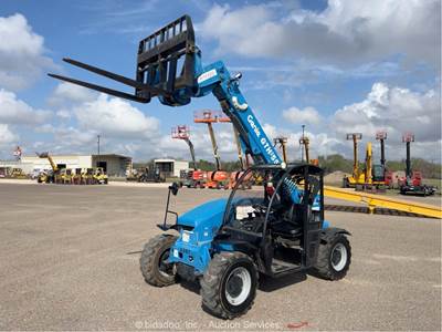2021 Genie GTH-5519 19' 5,500 lbs Telescopic Reach Forklift Telehandler bidadoo