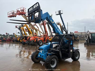 2021 Genie GTH-5519 19' 5,500 lbs Telescopic Reach Forklift Telehandler bidadoo