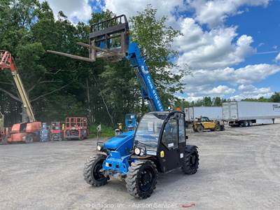 2019 Genie GTH-5519 5,500 lbs Telescopic Reach Forklift Telehandler Cab bidadoo