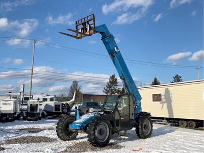 2016 Genie GTH-636 36' 8K Telescopic Reach Forklift Telehandler Cab bidadoo