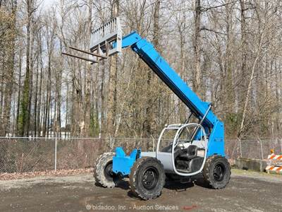 2006 Genie GTH-644 44' Telehandler 6,000 lbs Telescopic Reach Forklift bidadoo