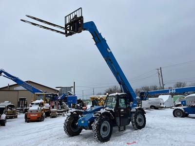 2015 Genie GTH-844 43' 8K Telescopic Reach Forklift Telehandler Cab A/C bidadoo