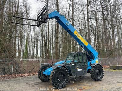 2018 Genie GTH844 44' 8,000 lb Telescopic Reach Forklift Cab Telehandler bidadoo