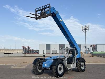 2013 Genie GTH-844 43' 10" 8K Telescopic Reach Forklift Telehandler Aux bidadoo
