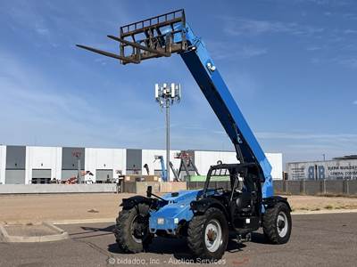 2014 Genie GTH844 44' 8,000 lbs Telescopic Reach Forklift Telehandler bidadoo