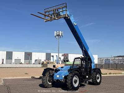 2015 Genie GTH844 44' 8K Telescopic Reach Forklift Telehandler Aux Hyd bidadoo
