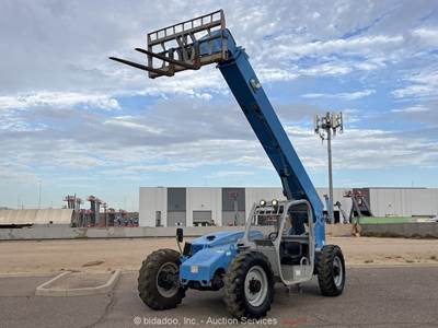2013 Genie GTH844 44' 8,000 lbs Telescopic Reach Forklift Telehandler bidadoo
