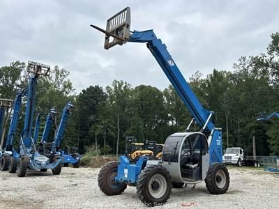 2012 Genie GTH844 44' 8,000 lb Telescopic Reach Forklift Telehandler Cab bidadoo