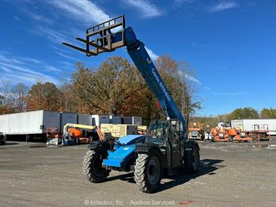 2019 Genie GTH844 44' 8,000 lb Telescopic Reach Forklift Cab Telehandler bidadoo