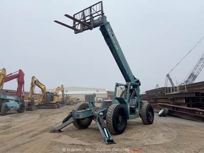 2003 Gradall 534D10-45 10K Telescopic Reach Forklift Telehandler Aux Hyd bidadoo