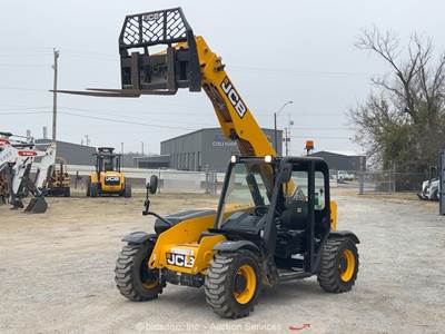2022 JCB 505-20 20' 5,500 lb Telescopic Reach Forklift Telehandler bidadoo