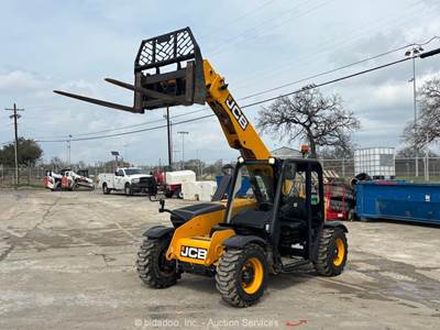 2022 JCB 505-20 20’ 5500 lbs Telescopic Reach Forklift Telehandler bidadoo