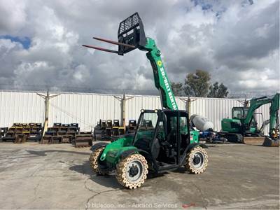 2019 JCB 505-20 TC 20' 5,500 lbs Telescopic Reach Forklift Telehandler bidadoo