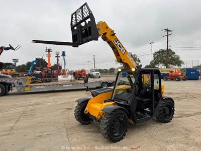 2021 JCB 505-20 TC 20' 5,500 lbs Telescopic Reach Forklift Telehandler bidadoo
