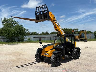 2023 JCB 505-20 TC 20' 5,500 lbs Telescopic Reach Forklift Telehandler bidadoo