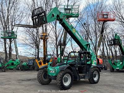 2015 JCB 506-36 6,000 lbs Telescopic Reach Forklift Telehandler Aux Hyd bidadoo