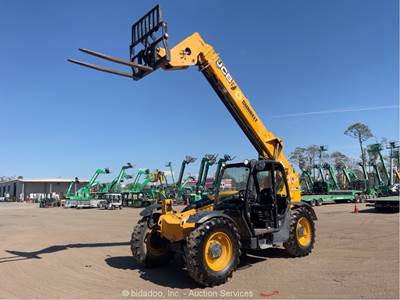 2018 JCB 506-36 36' 6,000 lbs Telescopic Reach Forklift Telehandler bidadoo