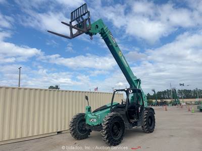 2017 JCB 507-42 42' 7,000 lbs Telescopic Reach Forklift Telehandler bidadoo