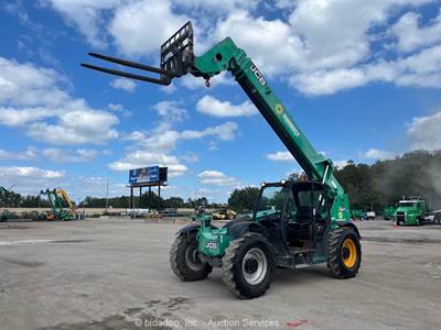 2017 JCB 507-42 42' 7,000 lbs Telescopic Reach Forklift Telehandler bidadoo