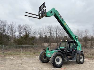 2015 JCB 507-42 42' 7,000 lbs Telescopic Reach Forklift Telehandler Aux bidadoo