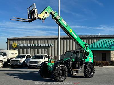 2018 JCB 507-42 42' 7,000 lbs Telescopic Reach Forklift Telehandler Aux bidadoo