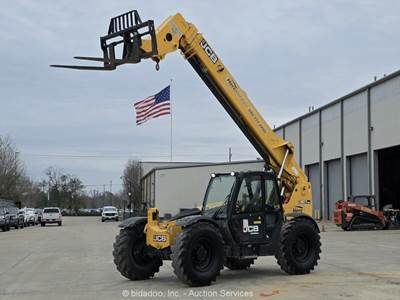 2021 JCB 507-42 42' 7,000 lbs Telescopic Reach Forklift Telehandler Cab bidadoo