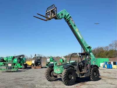 2015 JCB 507-42 42' 7,000 lbs Telescopic Reach Forklift Telehandler Aux bidadoo