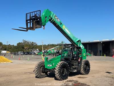 2016 JCB 507-42 42' 7,000 lbs Telescopic Reach Forklift Telehandler Aux bidadoo