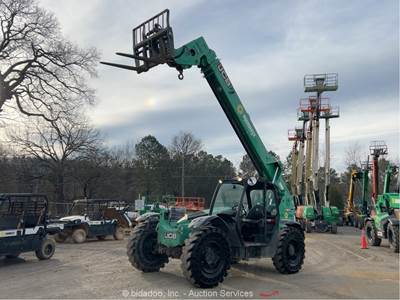 2016 JCB 507-42 42' 7,000 lbs Telescopic Reach Forklift Telehandler Aux bidadoo