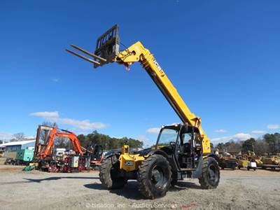 2018 JCB 507-42 42' 7,000 lbs Telescopic Reach Forklift Telehandler bidadoo