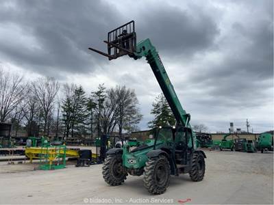 2016 JCB 507-42 42' 7,000 lbs Telescopic Reach Forklift Telehandler Aux bidadoo