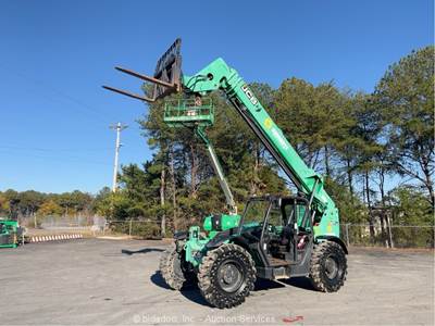 2016 JCB 507-42 42' 7,000 lb Telescopic Reach Forklift Telehandler Aux bidadoo