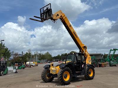 2018 JCB 507-42 42' 7,000 lbs Telescopic Reach Forklift Telehandler bidadoo