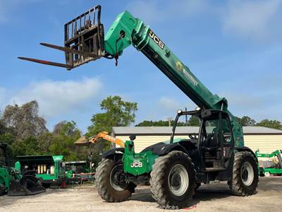 2017 JCB 507-42 42' 7,000 lbs Telescopic Reach Forklift Telehandler Aux bidadoo