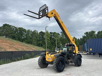 2017 JCB 507-42 42' 7,000 lbs Telescopic Reach Forklift Telehandler Aux bidadoo