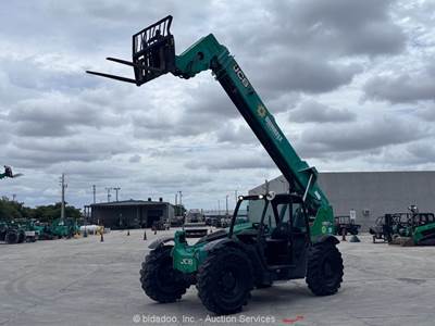 2017 JCB 507-42 42' 7,000 lbs Telescopic Reach Forklift Telehandler bidadoo