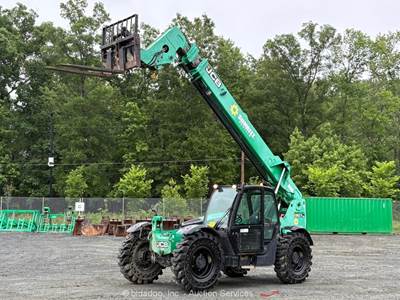 2017 JCB 507-42 42' 7,000 lbs Telescopic Reach Forklift Cab Telehandler bidadoo