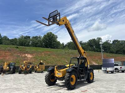2016 JCB 507-42 42' 7,000 lbs Telescopic Reach Forklift Telehandler Aux bidadoo