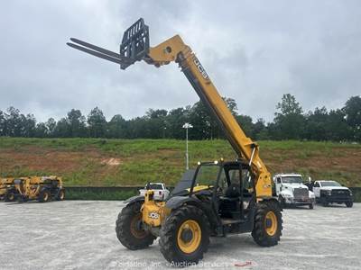 2016 JCB 507-42 42' 7,000 lbs Telescopic Reach Forklift Telehandler Aux bidadoo
