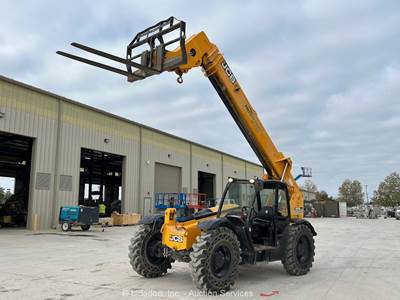 2019 JCB 509-42 42' 9,000 lbs Telescopic Reach Forklift Telehandler bidadoo