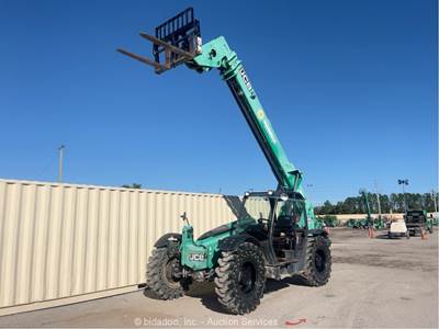 2017 JCB 509-42 42' 9,000 lbs Telescopic Reach Forklift Telehandler bidadoo