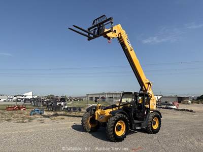 2018 JCB 509-42 42' 9,000 lbs Telescopic Reach Forklift Telehandler Aux bidadoo